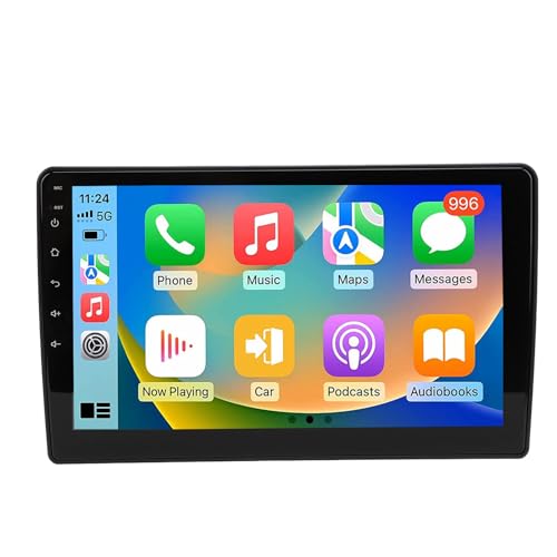 Luocute Autoestéreo 13 de 10.1 Pulgadas, Pantalla Táctil IPS de 2 GB de RAM y 32 GB de ROM, Inalámbrico, Auto, Bluetooth, Navegación GPS y Controles en el