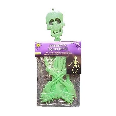 Terrifying 3 foot Glowing Skeleton for Halloween