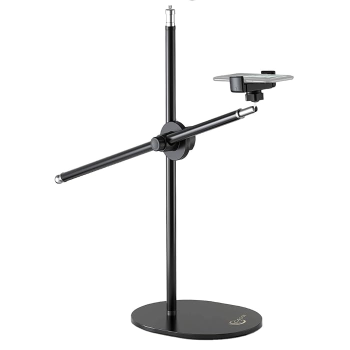 Buy CAOGE Overhead Phone Stand, Live Stand, Adjustable Tabletop Phone Mount, Phone Holder Mount