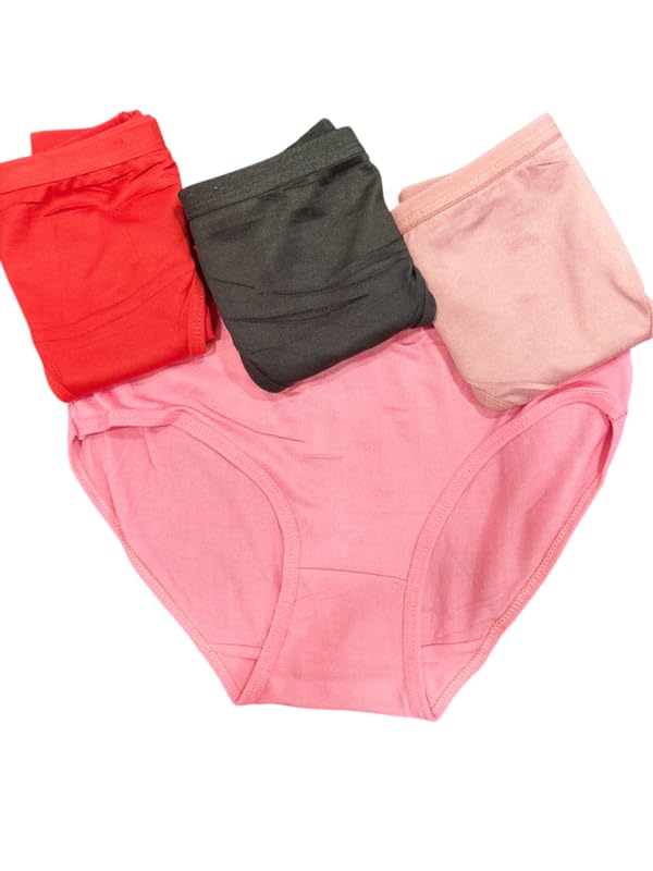 Women's Cotton Panties| Soft, Breathable, Full Coverage Underwear AZDG-9-Multi-L-image-24