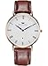 BRIGADA Swiss Watches for Men Women, Nice Minimalist Business Casual Waterproof Watch for Men Women, Great Gift for Someone or Yourself