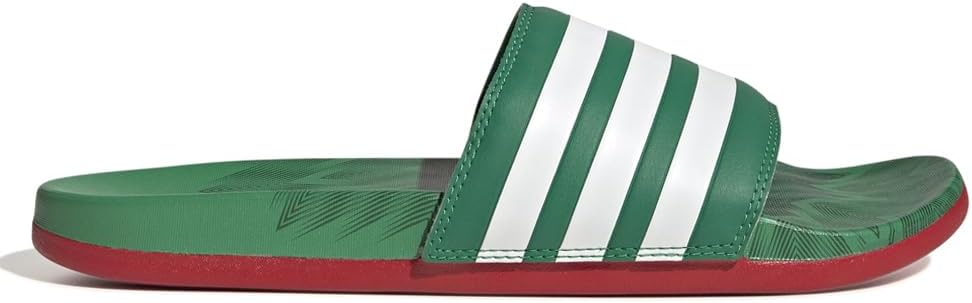 Vivid Green/White/Scarlet