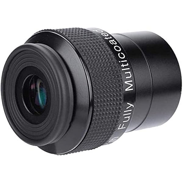 QTANZIQI Lornetka teleskopowa o dużej mocy Okular z wielowarstwową powłoką, bardzo szeroki 80 stopni, w pełni powlekany, szerokopasmowy zielony film 2 cale F15 mm do teleskopu astronomicznego do