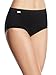 Produktbild Playtex Damen Slip Basic Baumwoll Midi DP Taillenslip, Schwarz (Schwarz 1001), 46 (2er Pack)