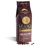 KONA EARTH 100% Kona Coffee, Classic Medium Roast, Whole Bean, 1 lb (16oz) Farm-Direct, Authentic Hawaiian Kona Coffee beans from Hawaii’s Big Island, Micro-Batch-Roasted