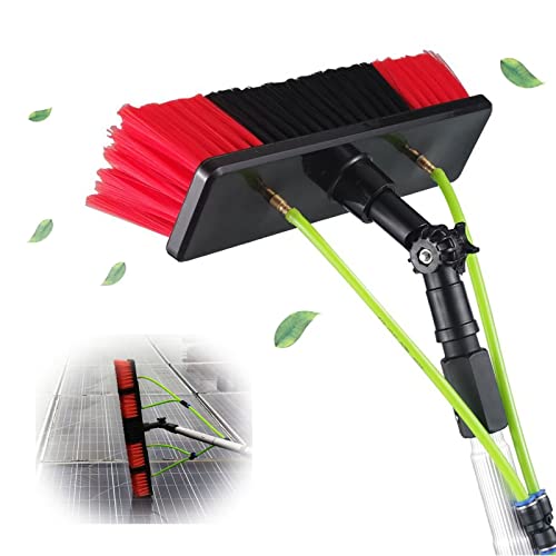 livre Brosse de nettoyage télescopique – 7,9 m – Outil de lavage extensible pour vitres et voitures avec têtes de brosse de 50 cm et 30 cm pour le nettoyage de la maison, des camionnettes et des véhicules