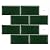 Artemuro 10-Sheets Green Peel and Stick Backsplash Tiles Subway to Spark Up Your Walls - Self Adhesive 3D Mosaics for Kitchen, Bathroom & Vanity - Waterproof Wall Panels (12x10")