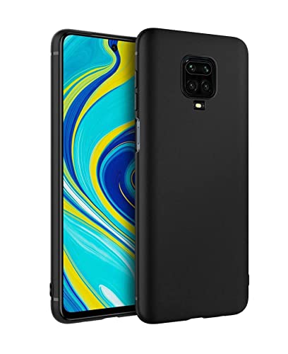 Image of Mobile Back Cover Case for Xiaomi Poco M2 Pro (Silicone Case|CameraProtection|Black SC1510)