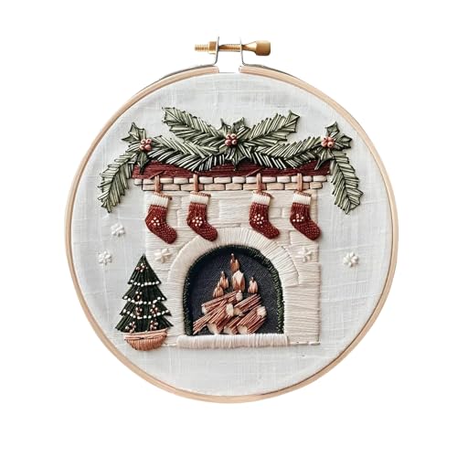 Kit de broderie pour débutants une pause de sérénité fait à la main