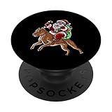 pitbull pittie cappello di babbo natale buon natale cane x-mas dog popsockets popgrip intercambiabile