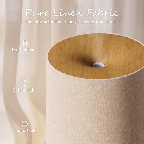 ARVIDSSON Essential Oil Diffuser with Fabric Cover, 100ml Aromatherapy Diffuser for Home, Ultrasonic Diffuser with Night Lamp and Auto Shut-Off, Scent Oil Diffusers for Bedroom - Image 3