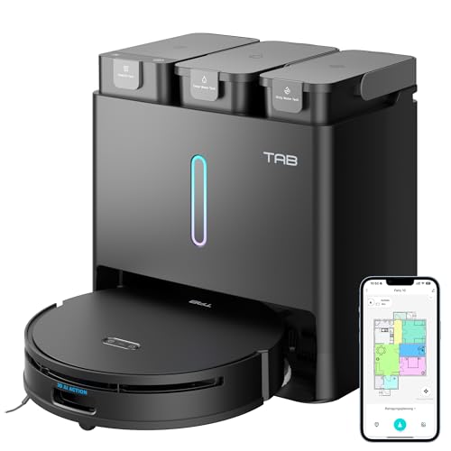 Tab Fairy 10 Robot Aspirador Con Función De Limpieza Y Estación De Succión, Función De Elevación Automática, Navegación Lidar Oculta, Robot Aspirador Con Autolimpieza, Robot Aspirador Robot Aspirador Tab Fairy 10 Robot Aspirador Con Función De Limpieza Y Estación De Succión, Función De Elevación Automática, Navegación Lidar Oculta, Robot Aspirador Con Autolimpieza, Robot Aspirador Robot Aspirador