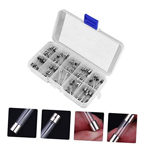 POPETPOP kit de 60 fusibles de vidrio de 5x20mm con surtido de amperajes miniatura 4