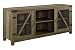 WE Furniture AZ58BDGDRO TV Stand, 58", Rustic Oak