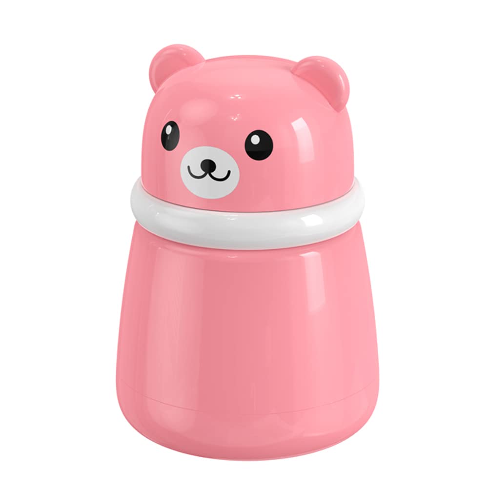 CoaGu Compact Powder Case - Includes Powder Puff - Ideal for Body Dusting - Perfect for Baby & Mom Use - Pink Color