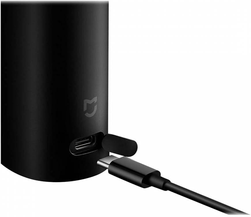 Mi Electric Shaver S500 charging port with USB-C cable inserted