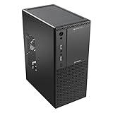 Zebronics Grace, Computer Chassis, Micro ATX/Mini ITX, USB x 2, Front Audio, Perforated Side Panel, Textured Front Panel, Top-Mounted PSU