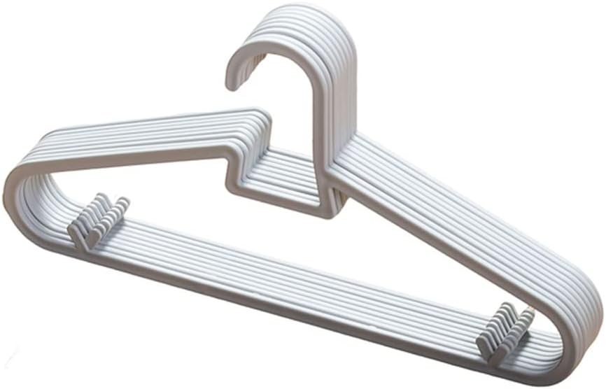 12pcs Simple Household Children's Clothes Racks Plastic Seamless Anti Skid Support Small Multifunctional Storage Hanger for Baby (D 29 * 1 * 15cm)