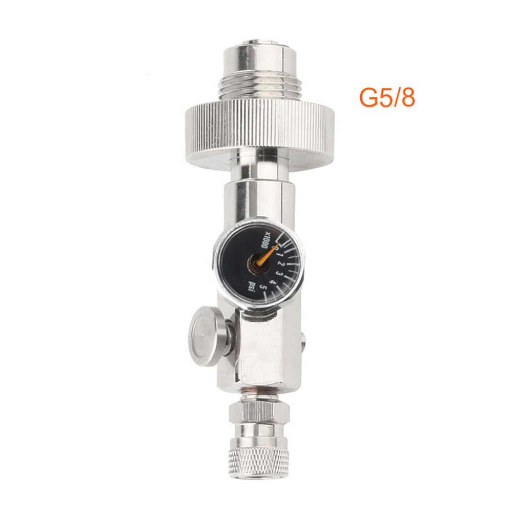 FUBESK 4500Psi G5/8 HPA Haute Pression Air Scuba Din Station de Remplissage Adaptateur Valve de Charge
