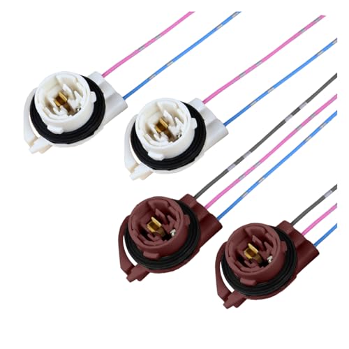 DUSCOKE 3156 3157 �z���ς݃n�[�l�X�s�O�e�[���\�P�b�g �n�[�l�X�x�[�X�v���O�R�l�N�^�[ �u���[�L/�e�[��DRL���C�g�E�B���J�[�o���u�p LED�d���\�P�b�g�A�_�v�^�[ 4�� �V�{���[�V���o���[�h�V�G���ԗp