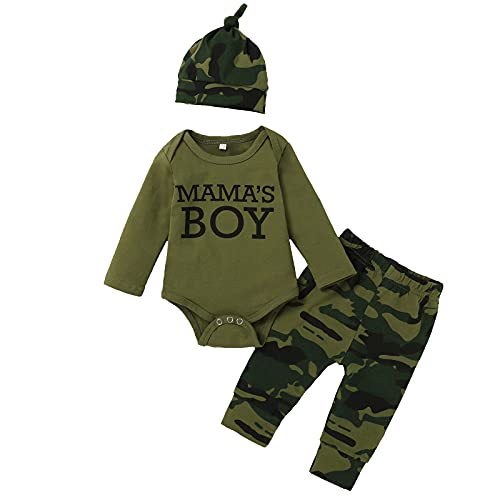 Boy Baby Clothes Baby Boy Clothes 6-9 Months Camouflage Prime Clothes for Baby Boy Camo Baby Boy Clothes Infant Fall Baby Boy Outfits 6-9 Months
