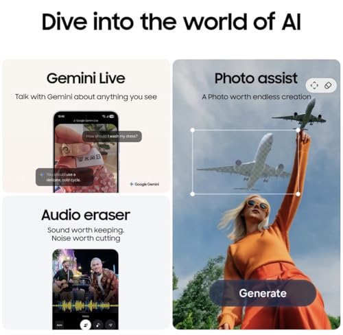 Samsung Galaxy S25 FE Cell Phone (2025), 256GB AI Smartphone, Unlocked Android, Large Display, 4900mAh Battery, High Res-Camera, AI Photo Edits, Durable, US 1 Yr Warranty, JetBlack - Image 5