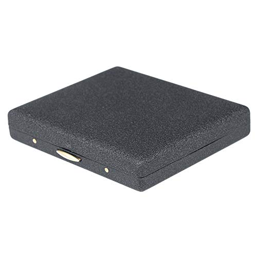 Preisvergleich Produktbild Kuboy Zigarettenetui, massives Messing, sandschwarz, Metall, für 20 Normale Zigaretten