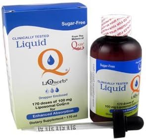 LiQsorb Liposomal CoQ10 (170ml bottle) 100mg per 1 ml by Liq-Sorb