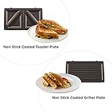 BOSS 501 Griller Toaster; 750-Watt; Changeable Grill & Toaster Plates