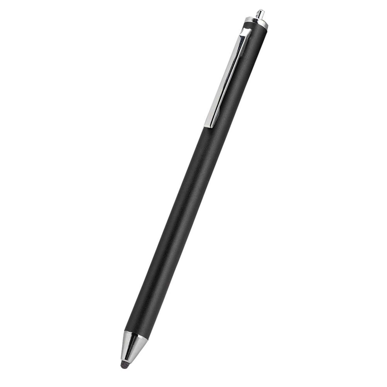 KIMISS Lápiz Capacitivo con Cabeza de Tela Premium para Teléfonos Inteligentes y Tabletas Tab, 2018, y - Lápiz Táctil Digital Duradero en Plateado (Black)