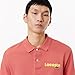 Lacoste Men's Short Sleeve Regular Fit Polo, Sierra Red, L