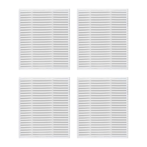 Rrochio Saugroboter Zubehör für roborock Q7 L5+ 4 Stück Filter HEPA Ersatzteile für roborock Q7 M5 Q7 M5+ Q7 L5 Ersatzfilter Original Staubsaugerfilter