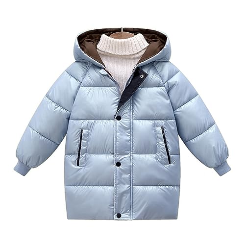 Toddler Sport Snowsuit Children's Boys And Girls Autumn And Winter Long Hooded Warm Padded Coat Thanksgiving2