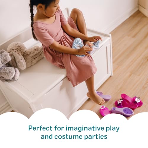 Image of Melissa & Doug Dress-Up Shoes Set for Kids (4 Pairs) - Step In Style! High-Heeled Role Play Shoes - Pretend Play Costume Accessories for Toddlers & Preschool Ages 3+