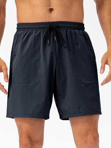 Men's Athletic Running Shorts Quick Dry Workout Shorts Lightweight Sports Gym Basketball Short Hiking