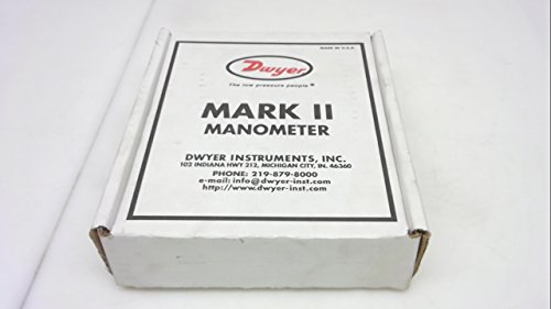 10 Max psi, 3% Accuracy, Plastic Manometer