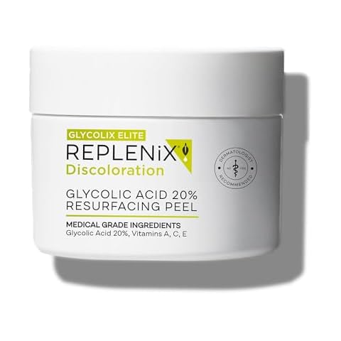 Replenix - Glycolix Elite Glycolic Acid Resurfacing Peel Pads - Medical Grade Brightening and Exfoliating Treatment, Travel Friendly Pads, 60 ct. Cover