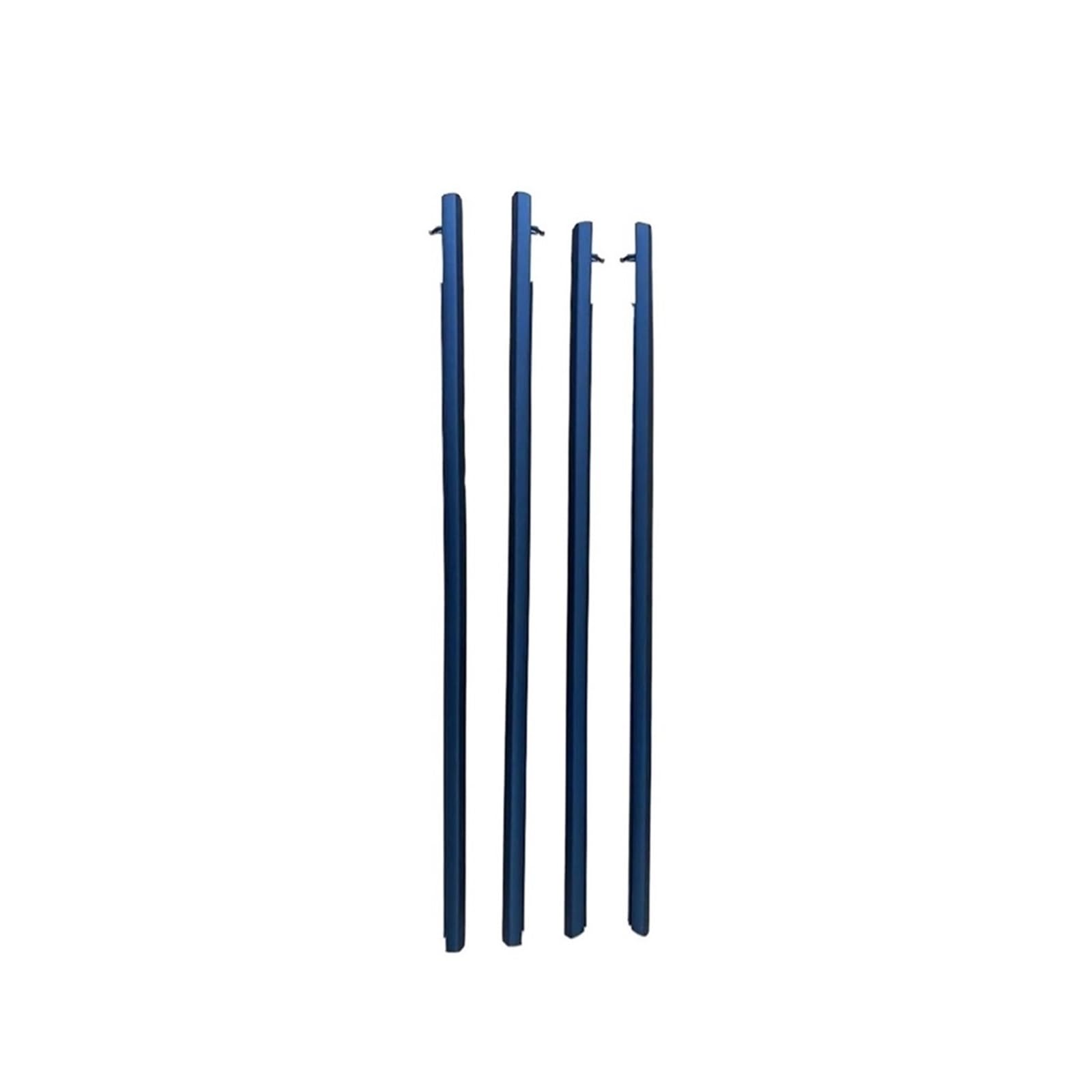 4pcs Car Window Moulding Trim Weatherstrips Seal Compatible with Honda City 2015-2020Front Length 97cm / Rear 93cm