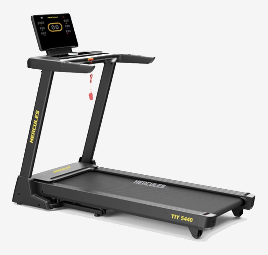 Image of Hercules TIY5440 DC Motor Treadmill, 15 Level Auto Incline, 16 km /h Speed, 130kg User Capacity