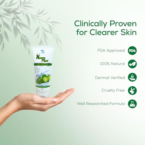 Image of Pil Neem Plus Face Wash Gel | Face Wash Gel for Acne, Pimpled & Oily Skin | Clear & Smooth Radiant Skin | 50 gms each (Pack of 4)