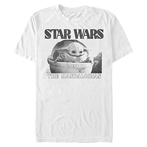 T-Shirt Homme Star Wars Photo Noir et Blanc en coton confortable