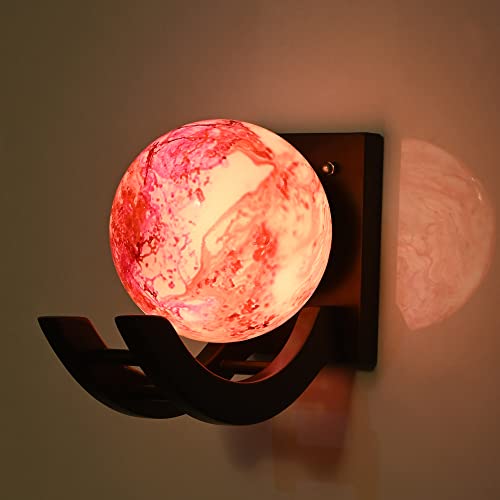 Mahganya Industries Designer Home Decorative Modern Wall lamp for Living Room, Bedside, Bedroom, Decorative Light for Indoor Application Without Bulb Round lamp (Wall lamp08)