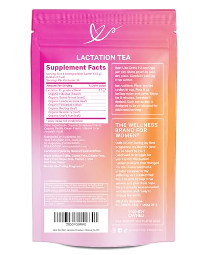 Pink Stork Organic Lactation Tea For Breast Milk Supply And Flow thumb #7