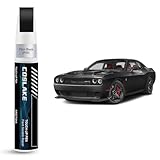 COSLAKE Car Touch Up Paint(Pitch Black(PX8)) for Dodge, Car Paint Scratch Repair Kit, Quick & Easy Solution to Repair, 2 in 1 Scratch Remover Pen with 2PCS Disposable Micro Applicators