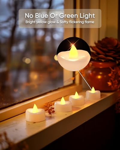 LED-Candles-24-Pack-Tea-Lights-Candles-Battery-Operated-Bulk-Long-Lasting-200-Hours-Flameless-Tealight-Candles-Flickering-Tea-Lights-for-Halloween-Fall-Warm-Yellow-15-D-X-125-H