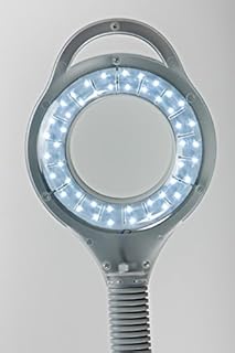 DOBY LAMPADA a LED CON LENTE D'INGRANDIMENTO 8 DIOTTRIE con STATIVO