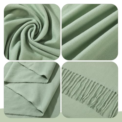 Haysandy Bulk Pashmina Shawls for Wedding Women Scarf Bridesmaid Shawls and Wraps Party Gift for Guest3