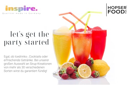 Rainbow Slush Sirup AZO FREI | 1 Liter Flasche | Konzentrat für Slushy Maker Eis Slushmaschinen Eismaschinen Getränke 1:5 bis 1:20 (Kirsche) – Bild 5