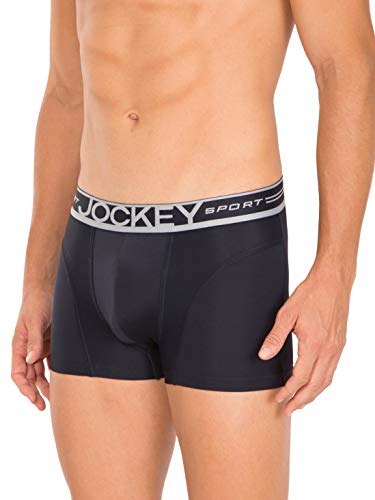 Image of Jockey SP56 Men's Micro Touch Nylon Elastane Stretch Trunks with Stay Fresh & Stay Dry Technology