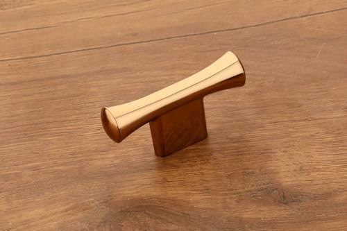 Image of HARMONUS Knobs for Drawer & Cabinets Set Knob,Rose Gold Wardrobe Kitchen Door Pull Handle Knobs Square Shape Drawer Knob - (KNOBS-193- Pack of 3)